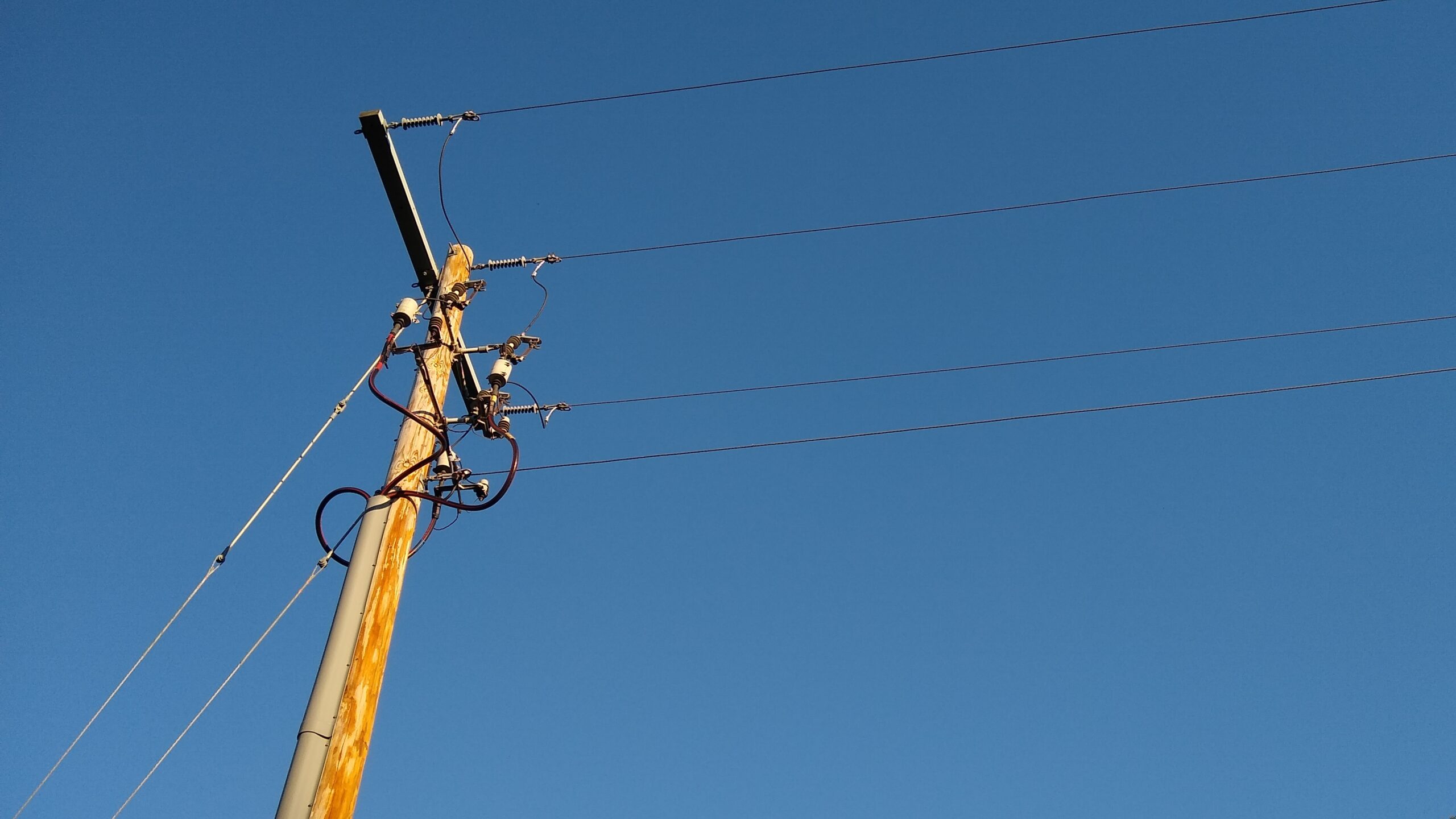 Electrical power line pole